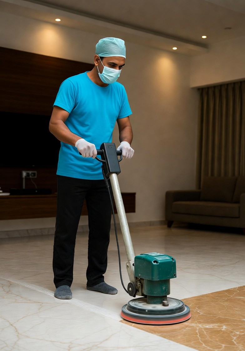 Marble polishing